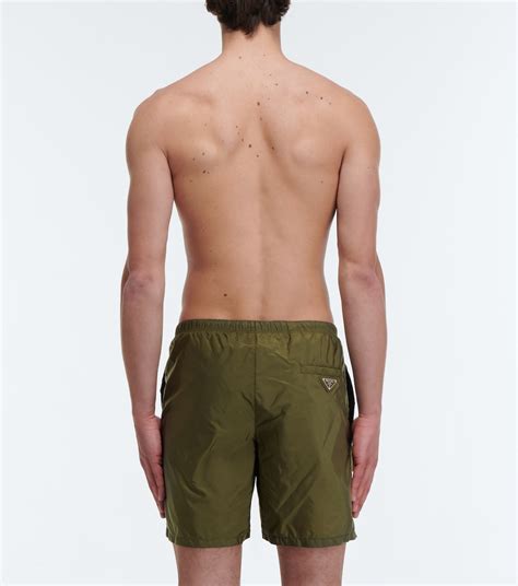 Prada Short De Bain à Imprimé Triangle .